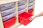 Шкаф за съхранение на детски играчки и инструменти